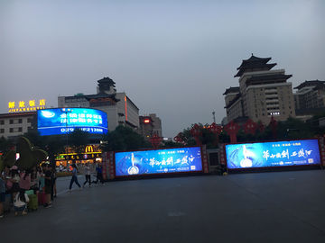 China Bits im Freien 50KG der vorderer Zugangs-geführte Werbungsschirm-Videowand-P10 14 fournisseur